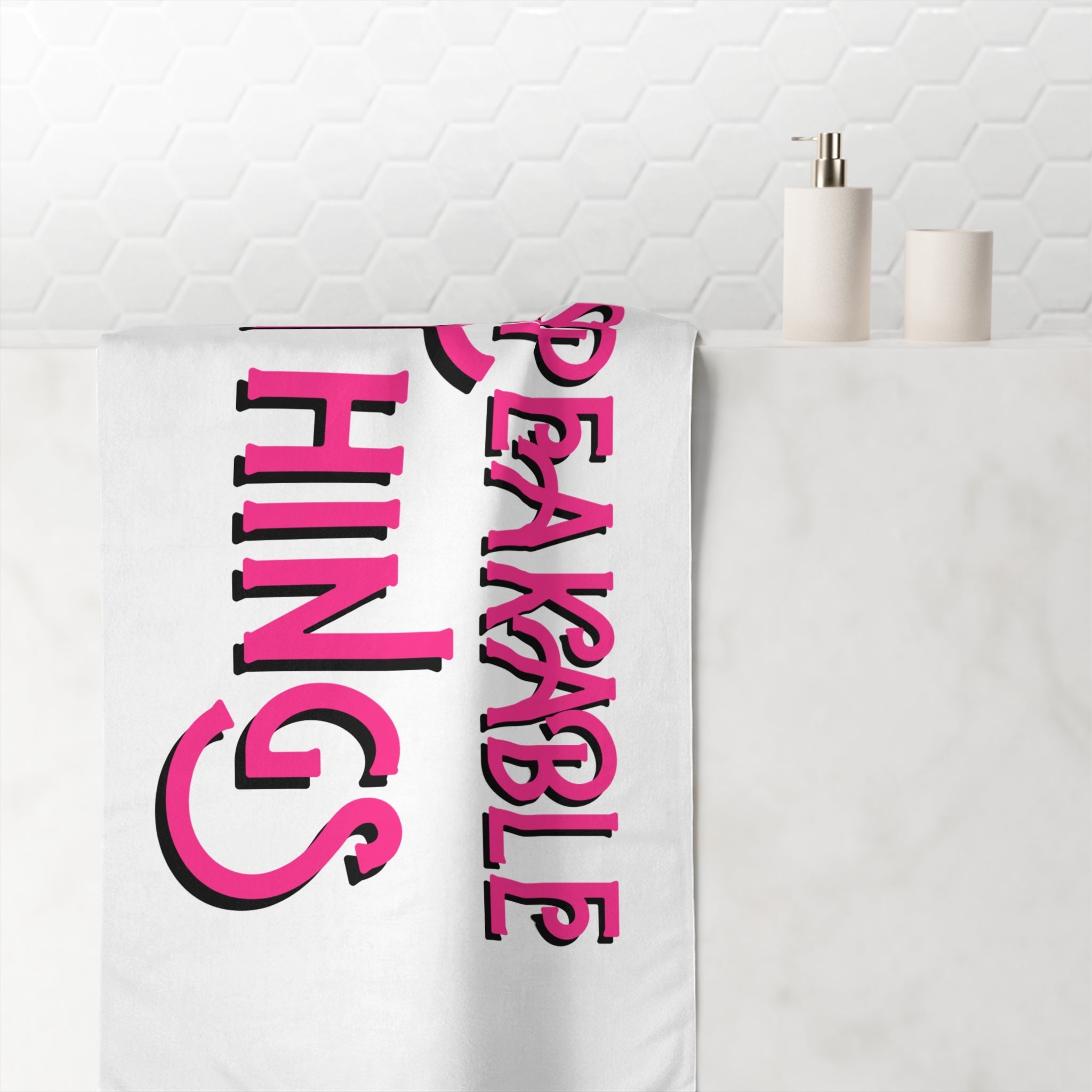 Unspeakable Things | Mix & Match XL Fun-Flirty Lovers’ Towels