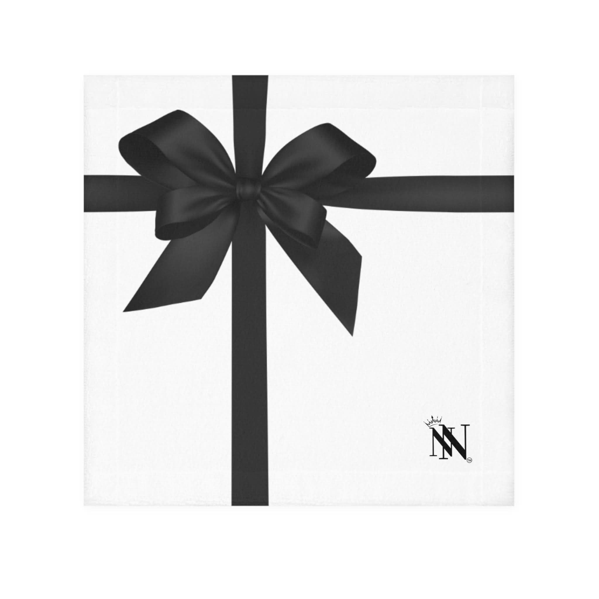 Unwrap Me Black Bow | Mix & Match Lils’ Fun-Flirty Lovers’ Towels