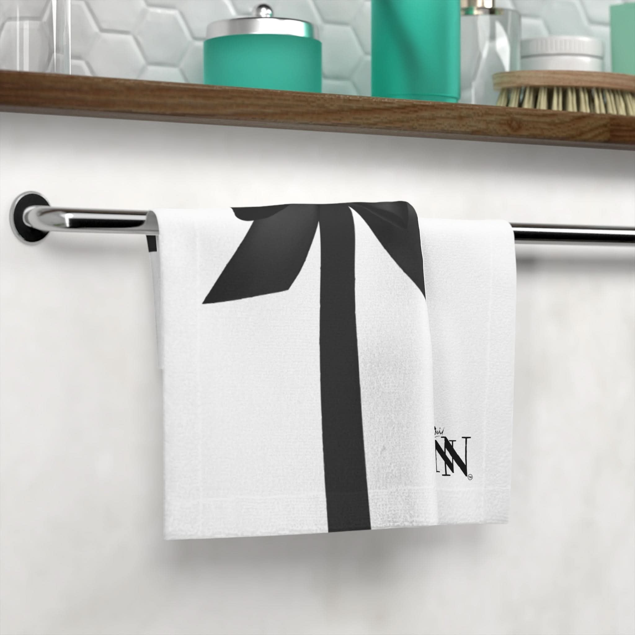 Unwrap Me Black Bow | Mix & Match Lils’ Fun-Flirty Lovers’ Towels