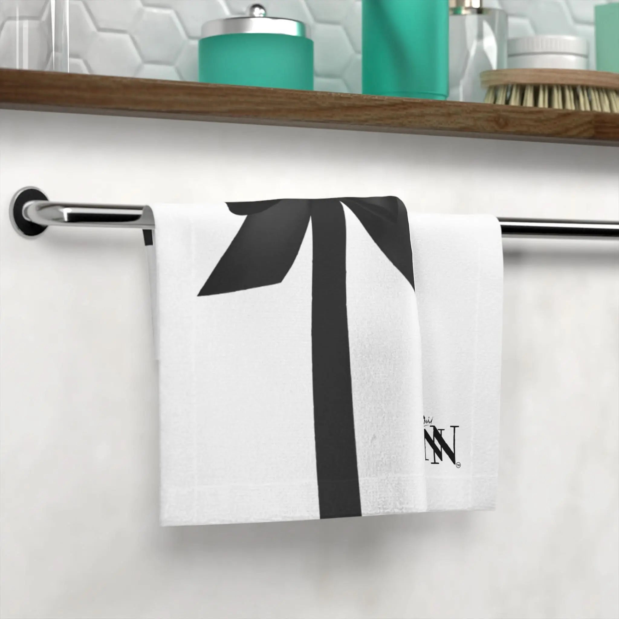 Unwrap Me Black Bow | Mix & Match Lils’ Fun-Flirty Lovers’ Towels