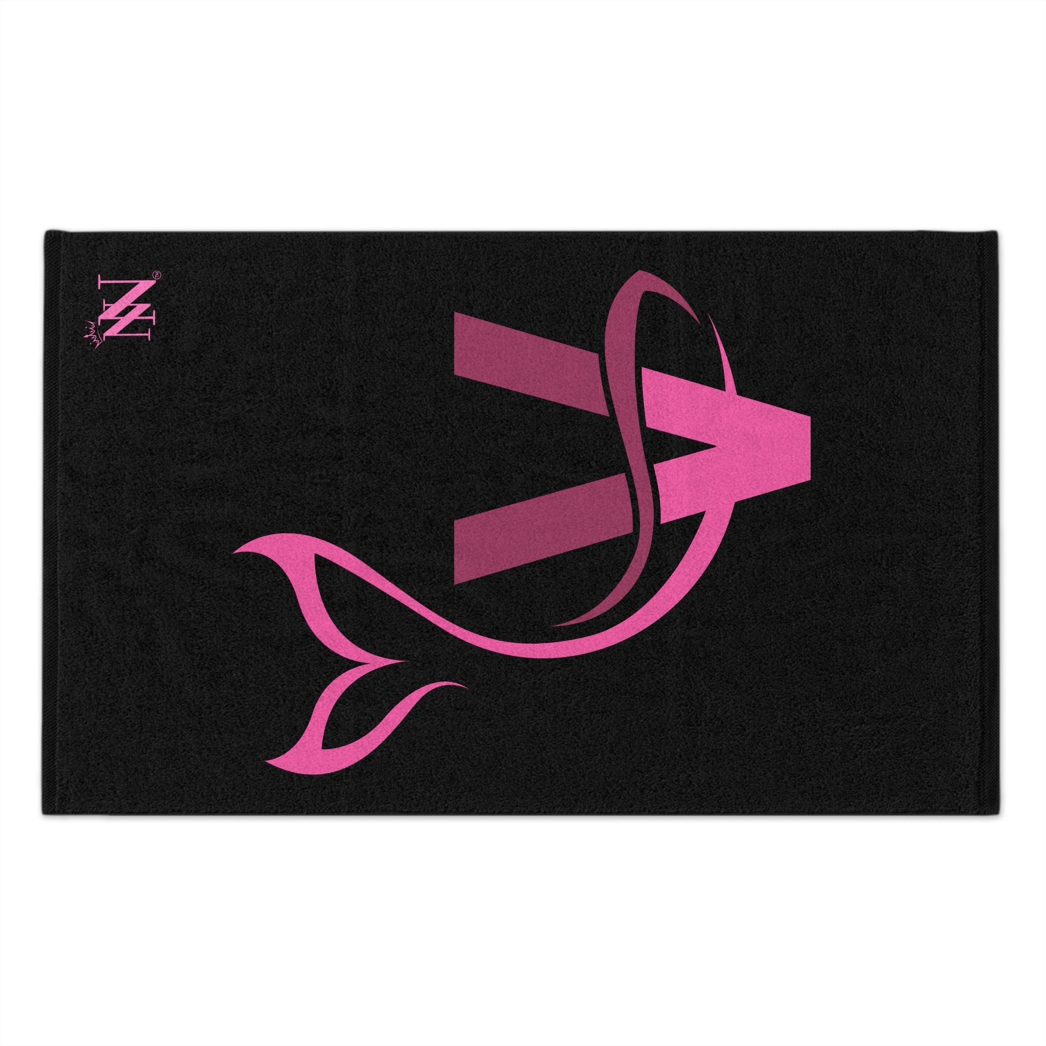 V Tails Black | Mix & Match Soft Fun-Flirty Lovers’ Towels