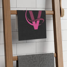 V Tails Black | Mix & Match Soft Fun-Flirty Lovers’ Towels