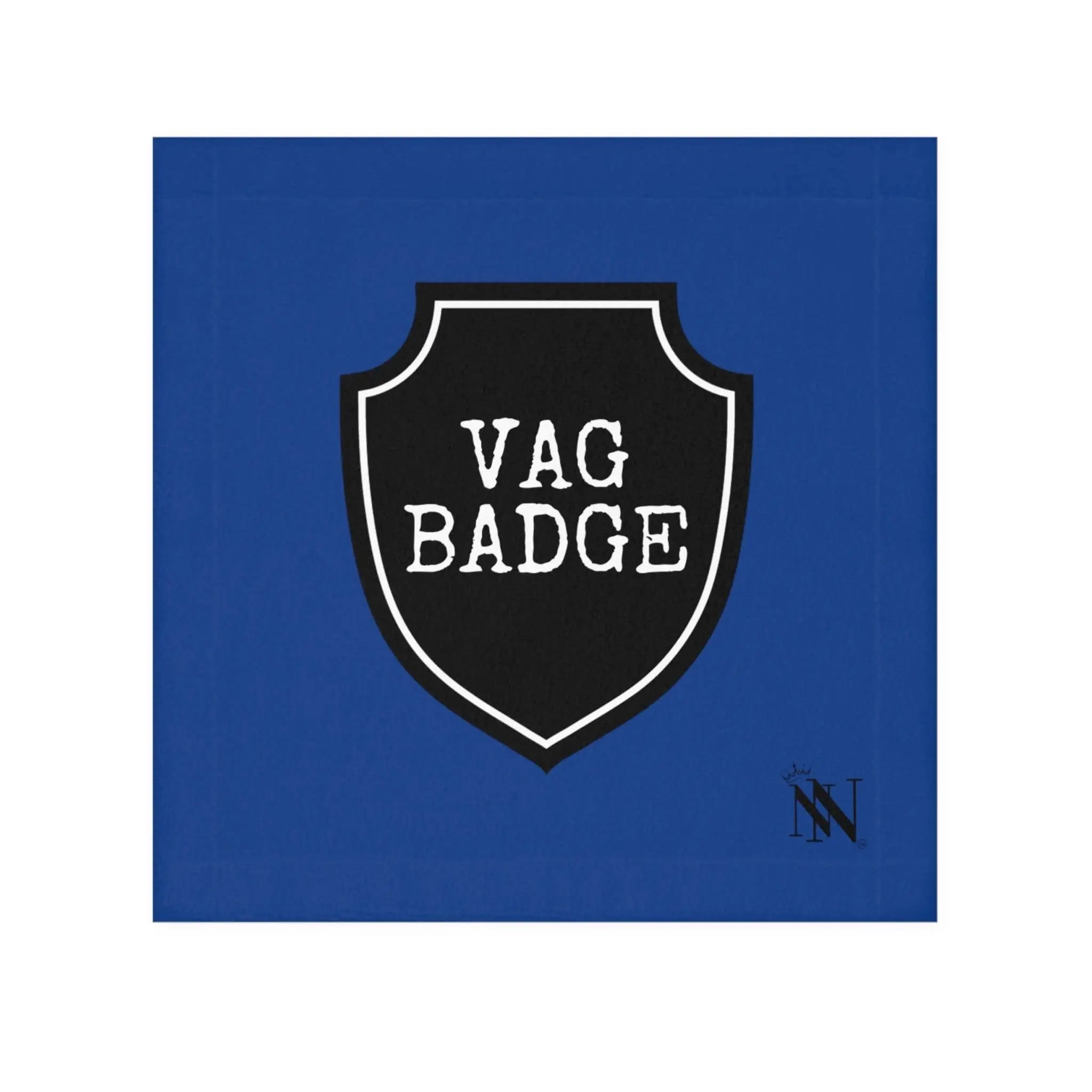 Vag Badge Blue | Mix & Match Lils’ Fun-Flirty Lovers’ Towels