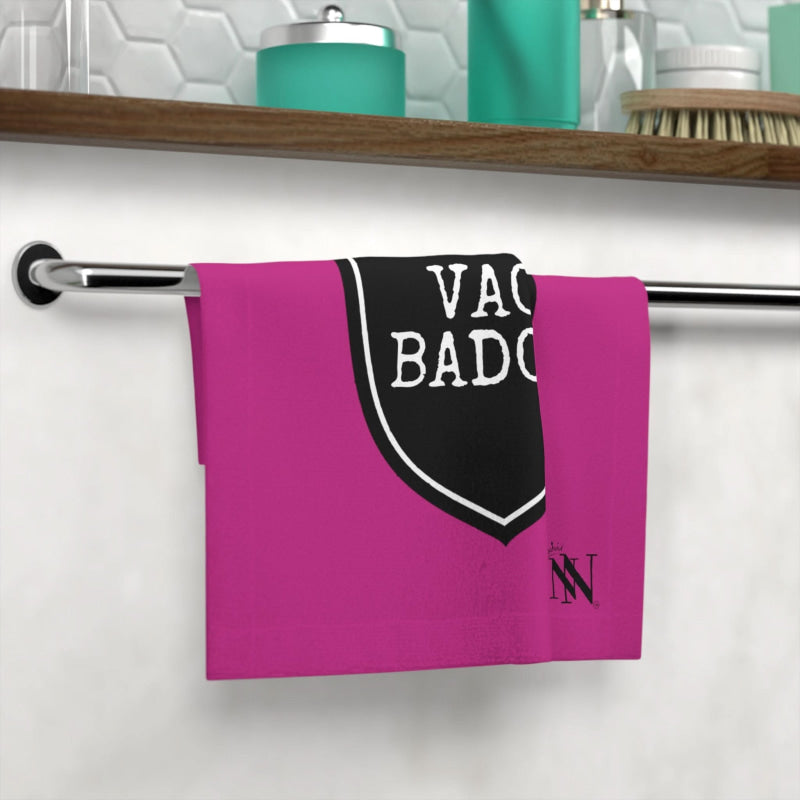 Vag Badge Fuscia | Mix & Match Lils’ Fun-Flirty Lovers’ Towels