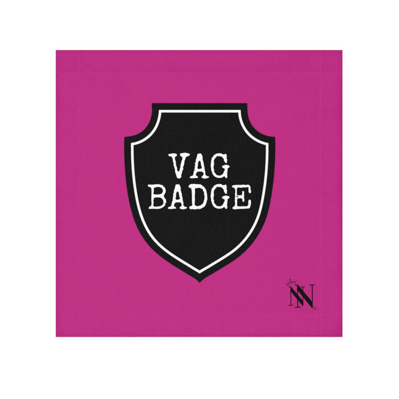 Vag Badge Fuscia | Mix & Match Lils’ Fun-Flirty Lovers’ Towels