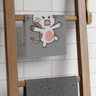 Vicious Kitty Grey | Mix & Match Soft Fun-Flirty Lovers’ Towels