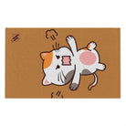 Vicious Kitty Light Brown | Mix & Match Soft Fun-Flirty Lovers’ Towels