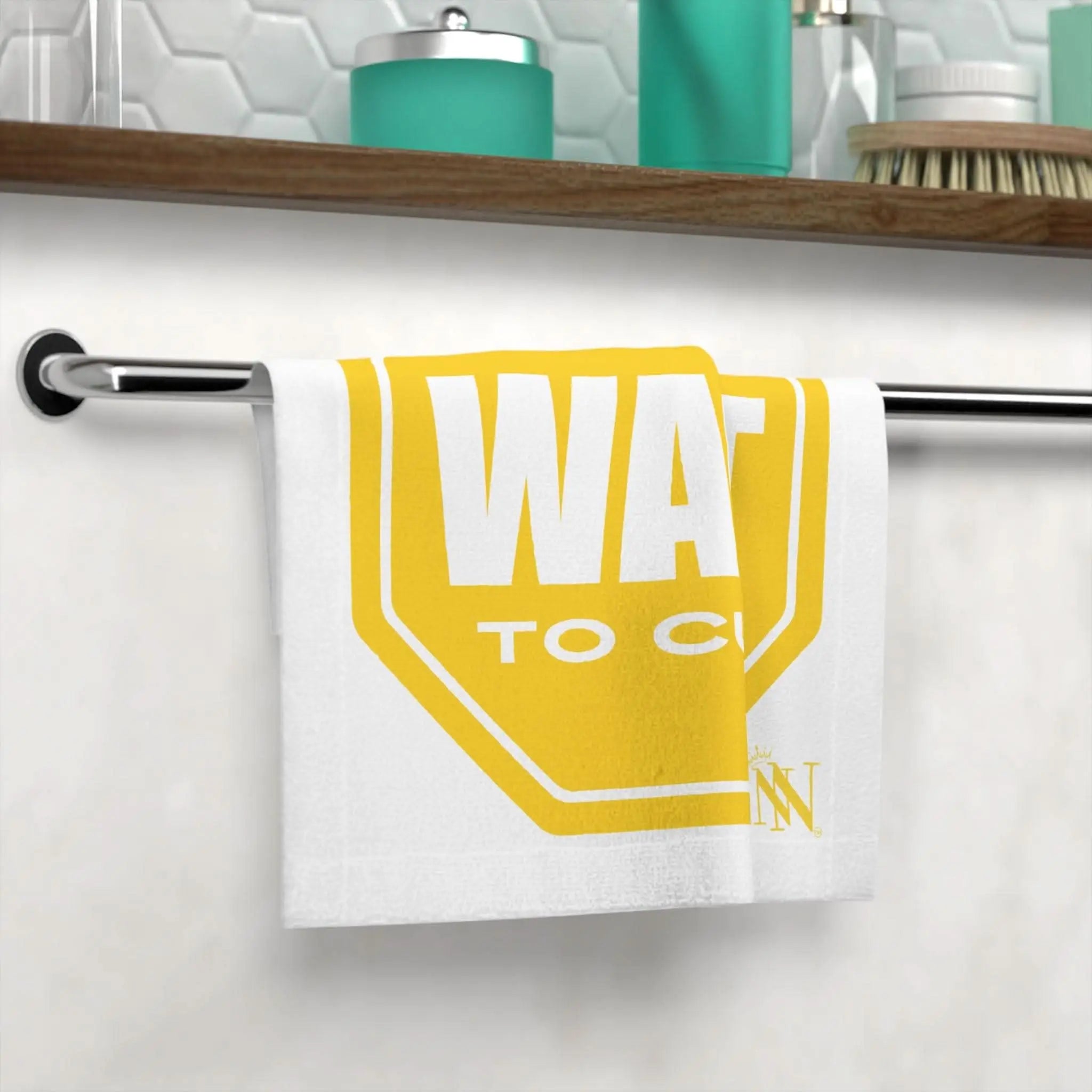 Wait to Cum Sign | Mix & Match Lils’ Fun-Flirty Lovers’ Towels