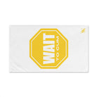 Wait to Cum Sign | Mix & Match Original Fun-Flirty Lovers’ Towels