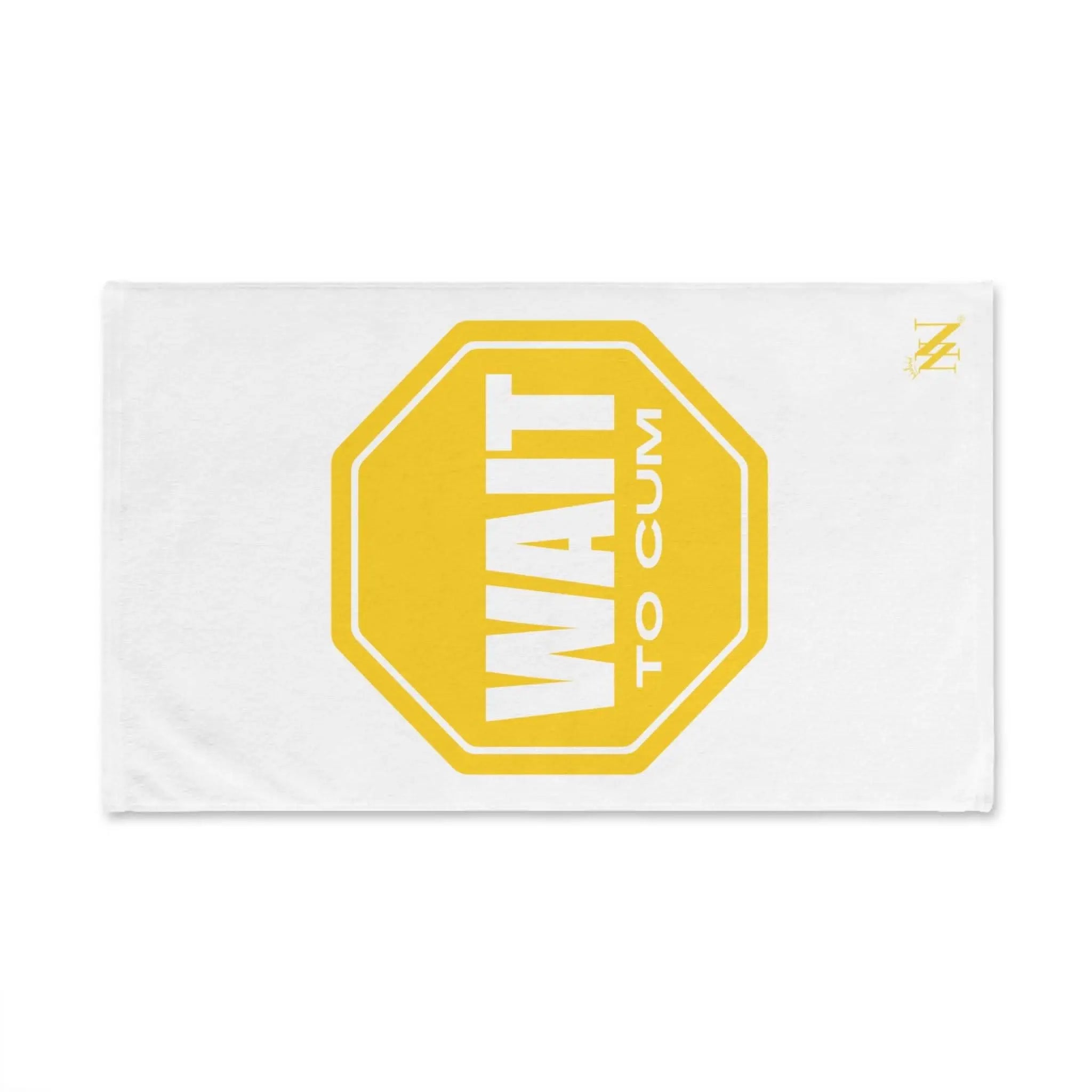 Wait to Cum Sign | Mix & Match Original Fun-Flirty Lovers’ Towels