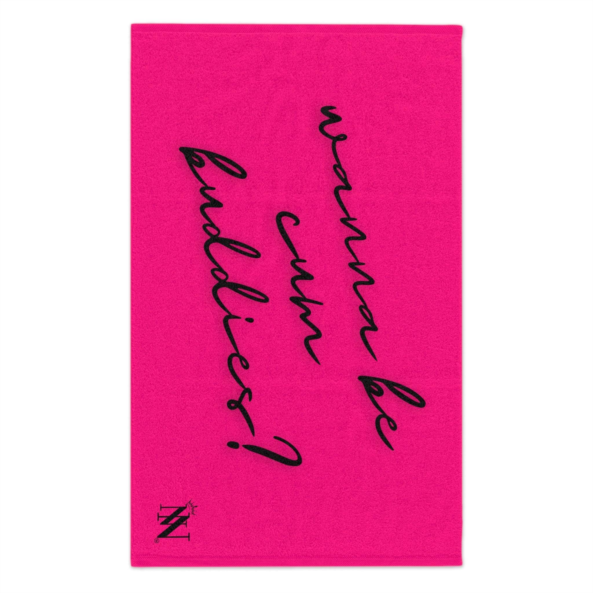 Wanna Be Cum Buddies? Pink Mix & Match Soft Sex Towels | Flirty Lovers’ Gifts