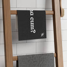 Wanna Cum? Black Mix & Match Soft Sex Towels | Flirty Lovers’ Gifts