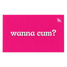 Wanna Cum? Pink Mix & Match Soft Sex Towels | Flirty Lovers’ Gifts
