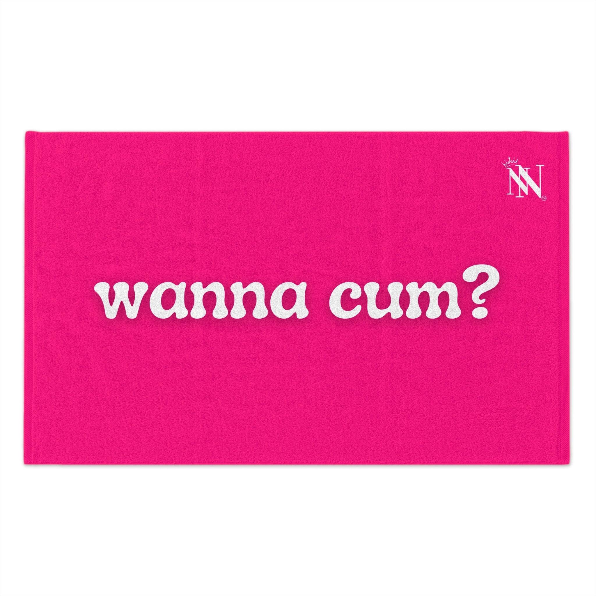 Wanna Cum? Pink Mix & Match Soft Sex Towels | Flirty Lovers’ Gifts