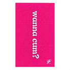 Wanna Cum? Pink Mix & Match Soft Sex Towels | Flirty Lovers’ Gifts
