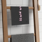Wanna Play? Dark Grey | Mix & Match Soft Fun-Flirty Lovers’ Towels