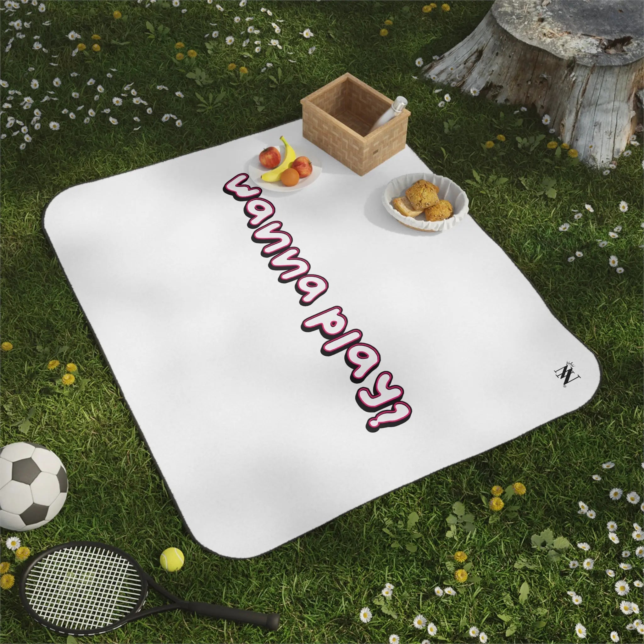 Wanna Play? | Mix Match Fun-Flirty Lovers’ Water-Resistant Blankets