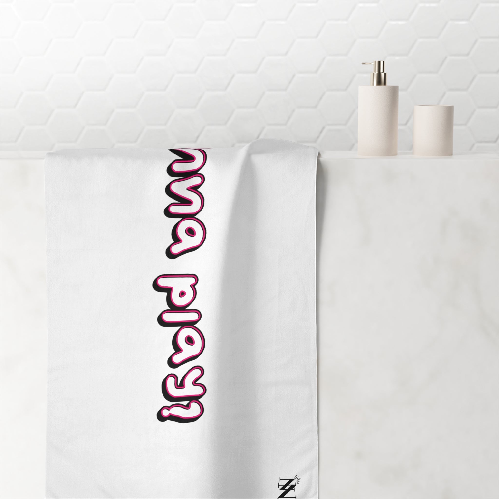 Wanna Play? | Mix & Match XL Fun-Flirty Lovers’ Towels