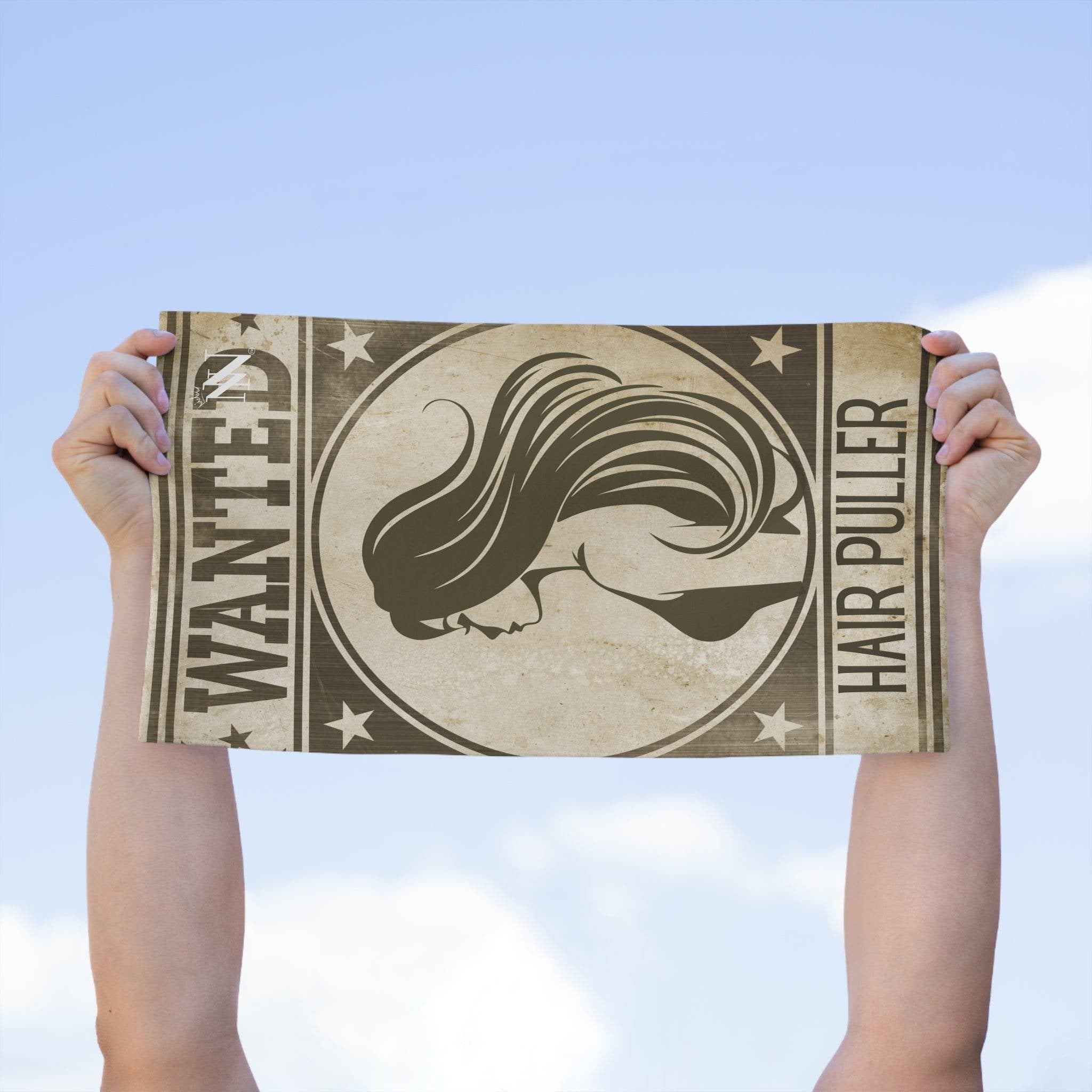 Wanted Hair Puller | Mix & Match Soft Fun-Flirty Lovers’ Towels