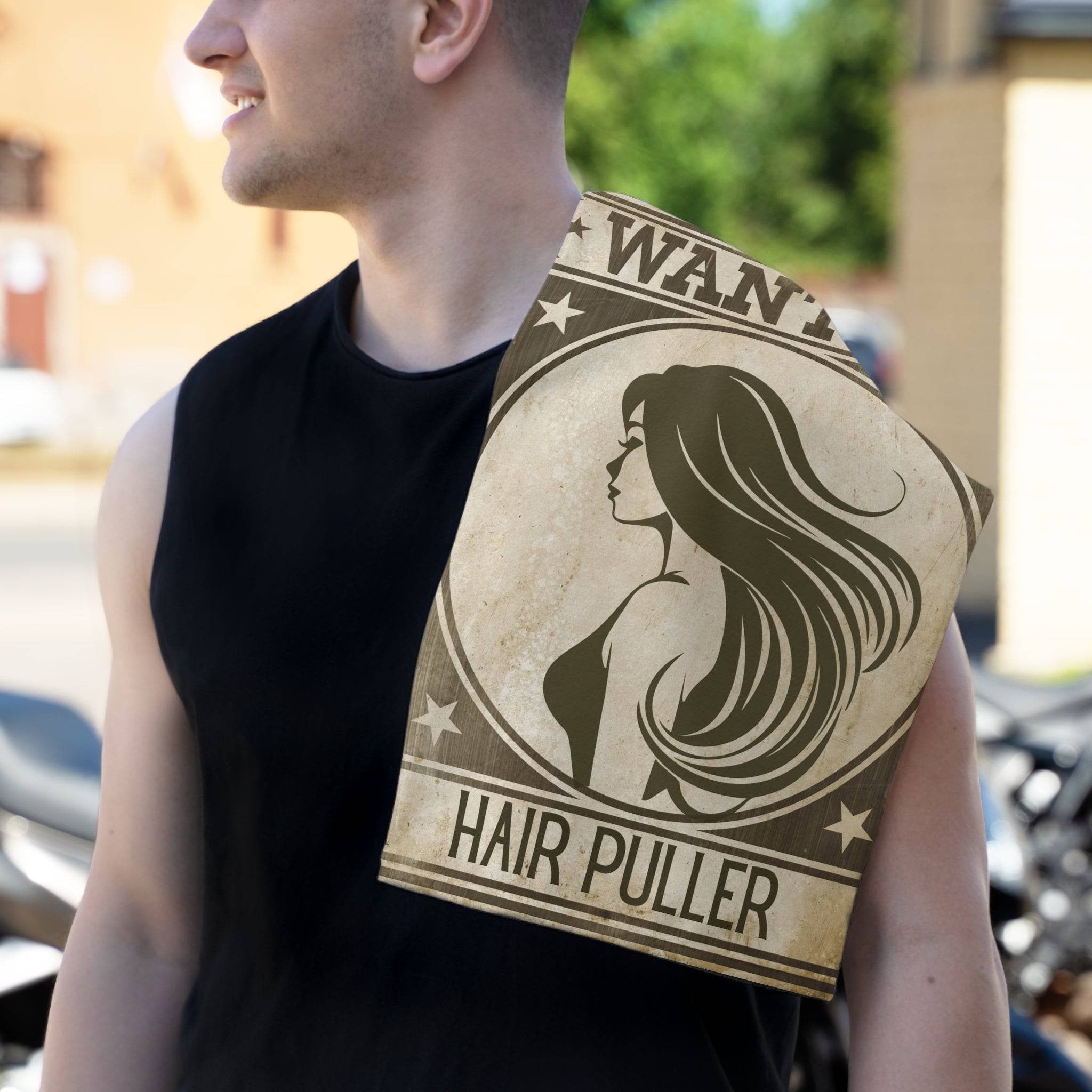 Wanted Hair Puller | Mix & Match Soft Fun-Flirty Lovers’ Towels