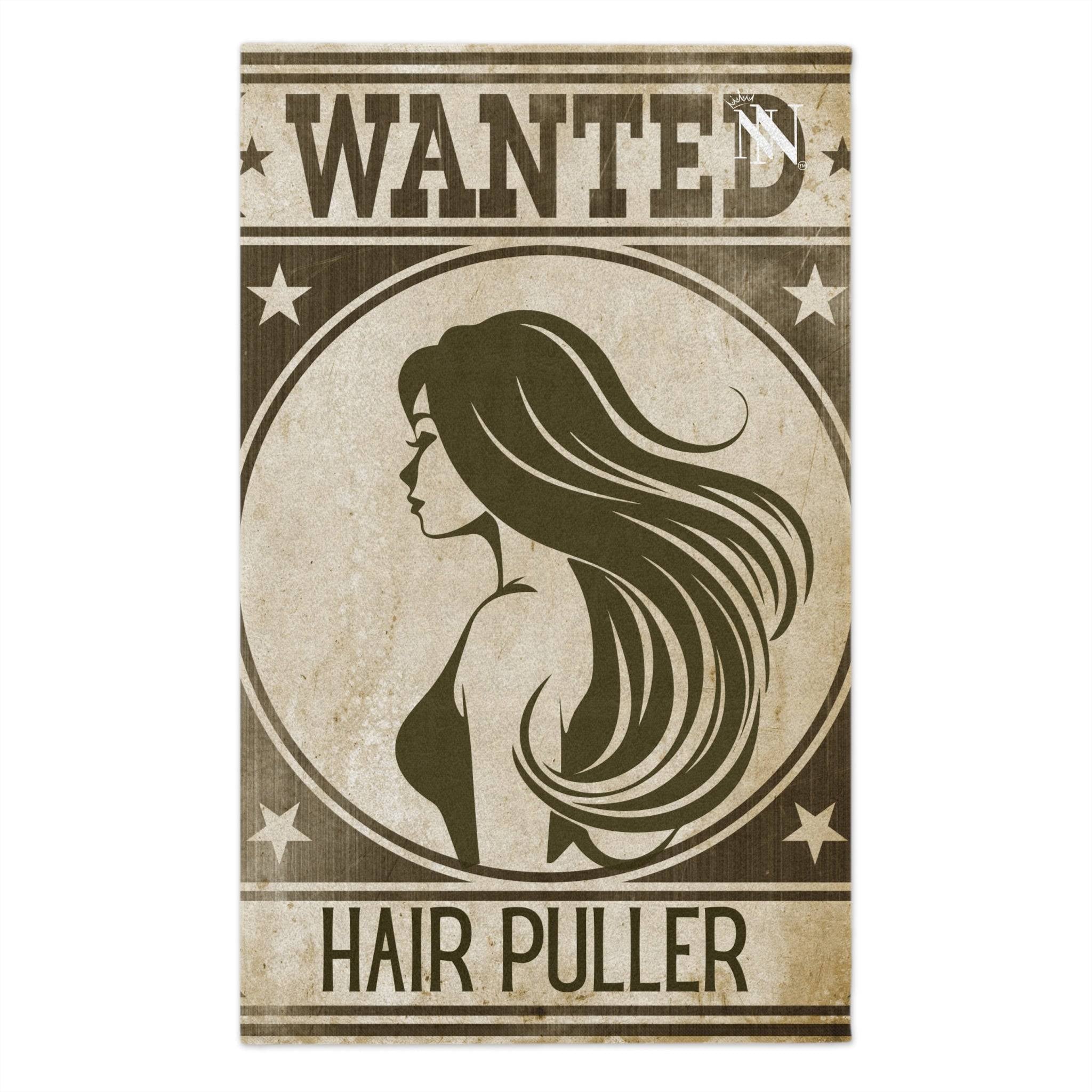 Wanted Hair Puller | Mix & Match Soft Fun-Flirty Lovers’ Towels