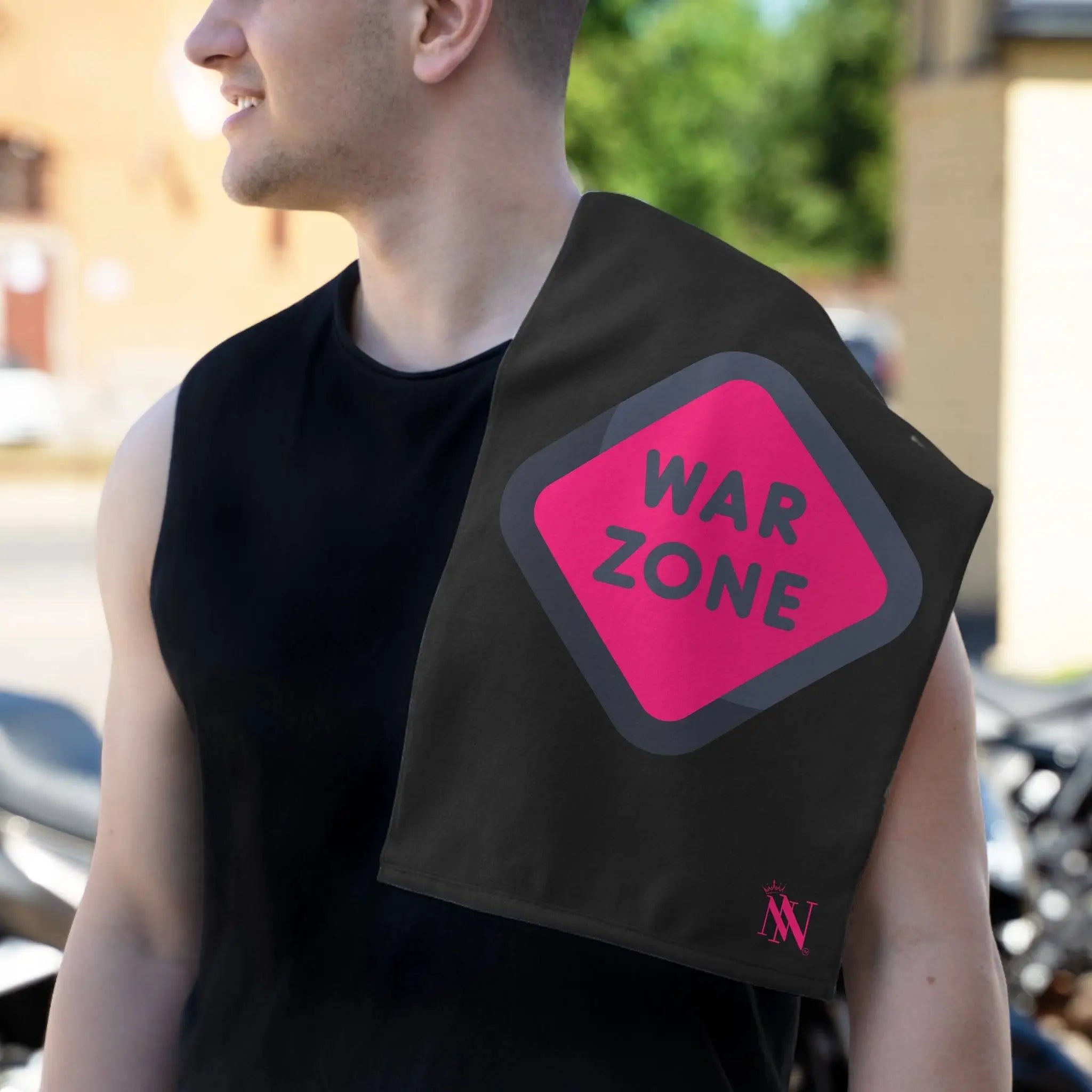 War Zone Black Mix Match Soft Sex Towels | Flirty Lovers’ Gifts