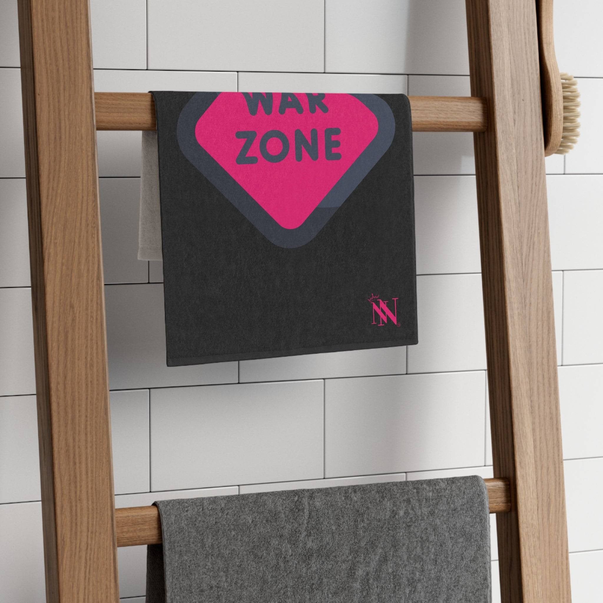 War Zone Black Mix Match Soft Sex Towels | Flirty Lovers’ Gifts