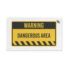 Warning: Dangerous Area White | Mix & Match Original Fun-Flirty Lovers’ Towels