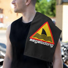Warning MegaloDONG Black Mix & Match Soft Sex Towels | Flirty Lovers’ Gifts