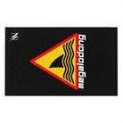 Warning MegaloDONG Black Mix & Match Soft Sex Towels | Flirty Lovers’ Gifts