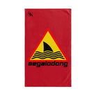Warning: MegaloDONG Red | Mix & Match Original Fun-Flirty Lovers’ Towel