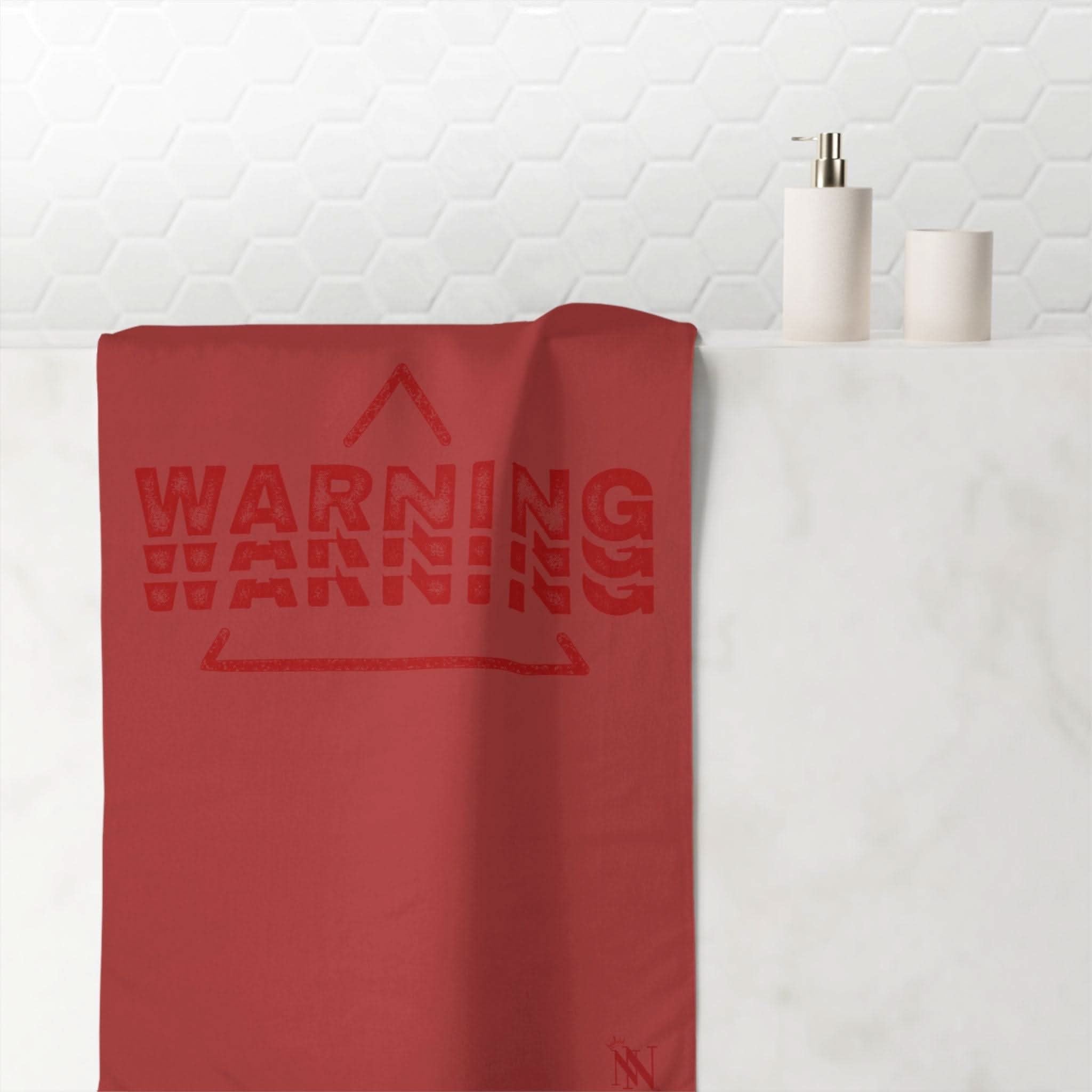 Warning | Mix & Match Naughty XL Fun-Flirty Lovers’ Towels