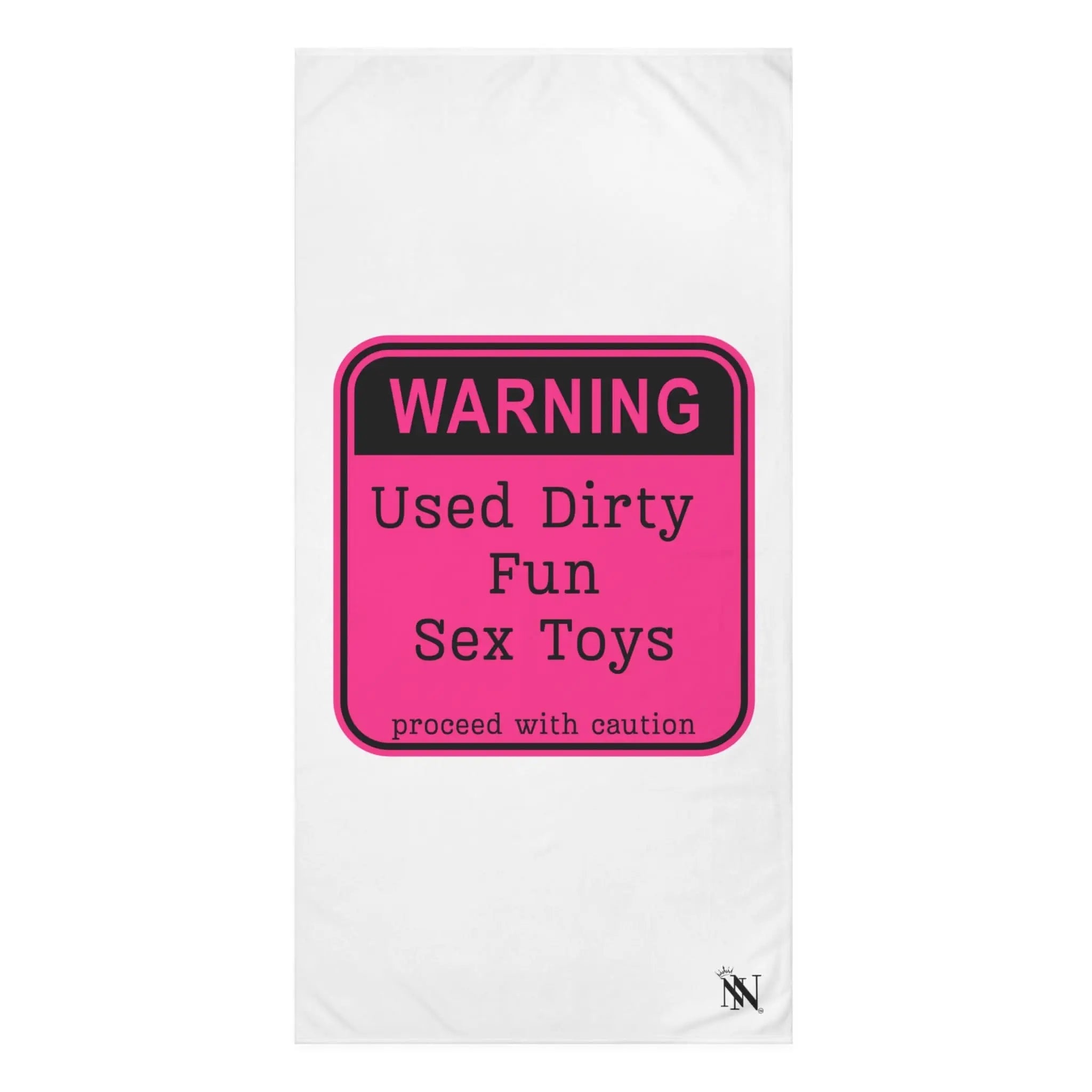 Warning: Used Dirty Sex Toys Fun XL Cum Towel | Big Bold & Sexy Stylish