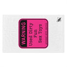 Warning: Used Dirty Sex Toys | Mix & Match Soft Fun-Flirty Lovers’ Towels