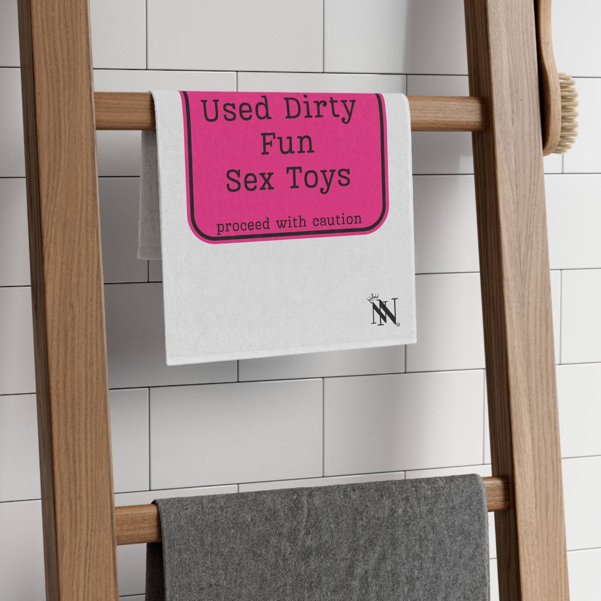 Warning: Used Dirty Sex Toys | Mix & Match Soft Fun-Flirty Lovers’ Towels