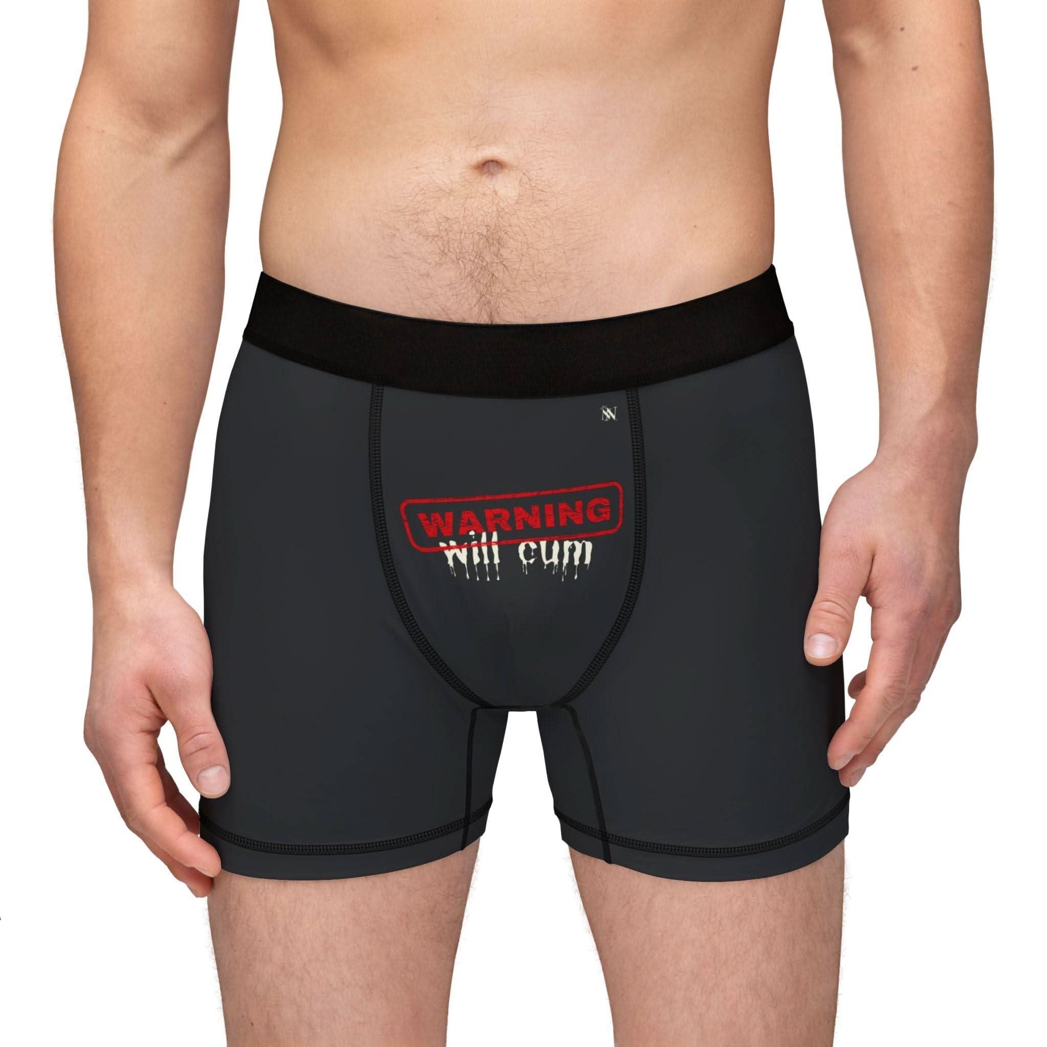 Warning: Will Cum | Mix & Match Fun-Flirty Lovers’ Boxer Briefs