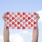 Watercolor Hearts | Mix & Match Soft Fun-Flirty Lovers’ Towels