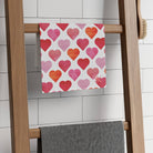 Watercolor Hearts | Mix & Match Soft Fun-Flirty Lovers’ Towels