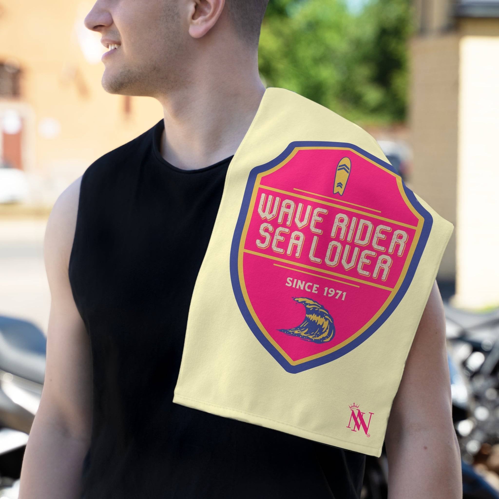 Wave Rider | Mix & Match Soft Fun-Flirty Lovers’ Towels