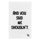 We Shouldn’t | Mix & Match Soft Fun-Flirty Lovers’ Towels