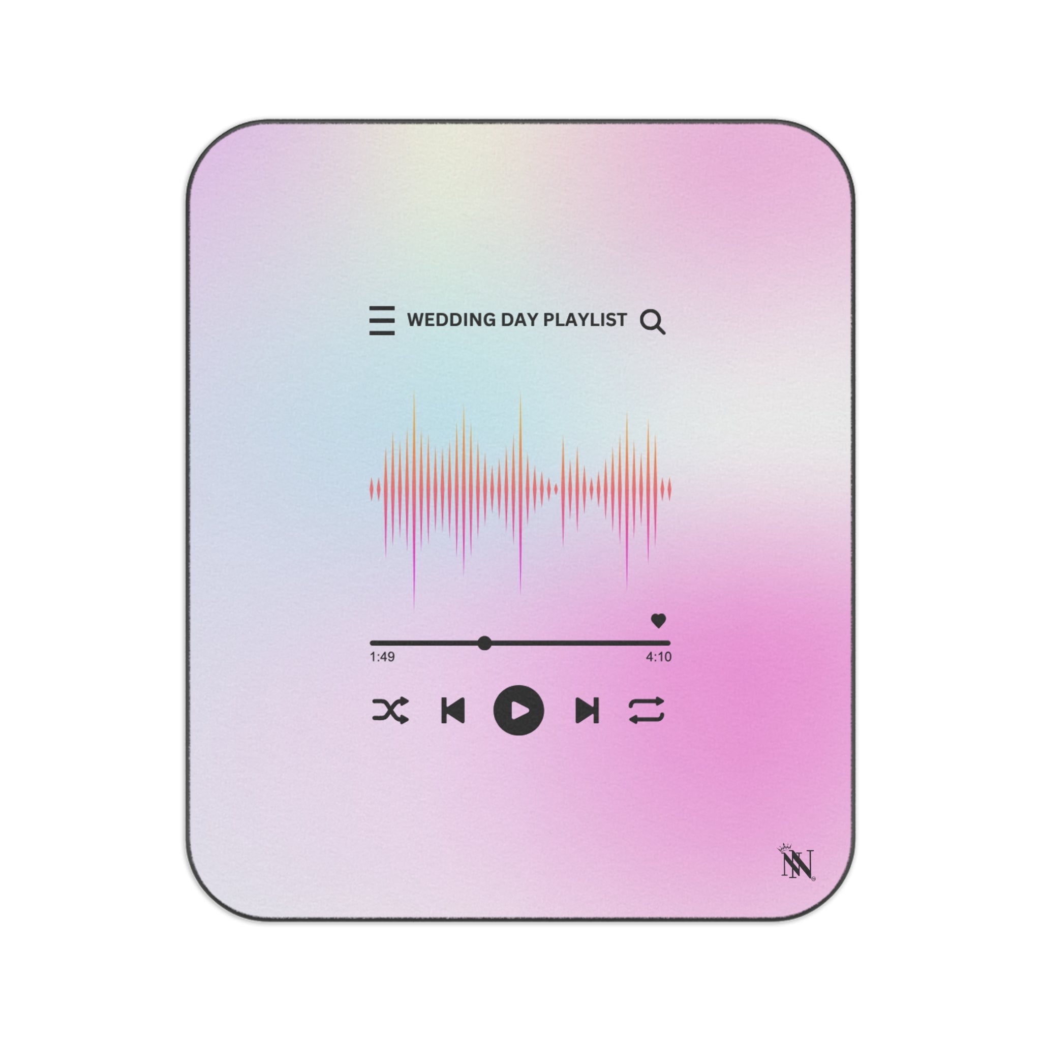 Wedding Day Playlist | Mix Match Fun-Flirty Lovers’ Water-Resistant Blankets