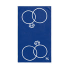 Wedding Rings Shareable Blue | Mix & Match Original Fun-Flirty Lovers’ Towels