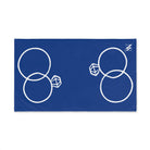 Wedding Rings Shareable Blue | Mix & Match Original Fun-Flirty Lovers’ Towels