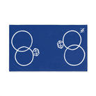 Wedding Rings Shareable Blue | Mix & Match Original Fun-Flirty Lovers’ Towels
