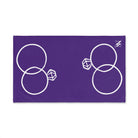 Wedding Rings Shareable Purple | Mix & Match Original Fun-Flirty Lovers’ Towels