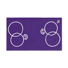Wedding Rings Shareable Purple | Mix & Match Original Fun-Flirty Lovers’ Towels