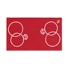 Wedding Rings Shareable Red | Mix & Match Original Fun-Flirty Lovers’ Towels