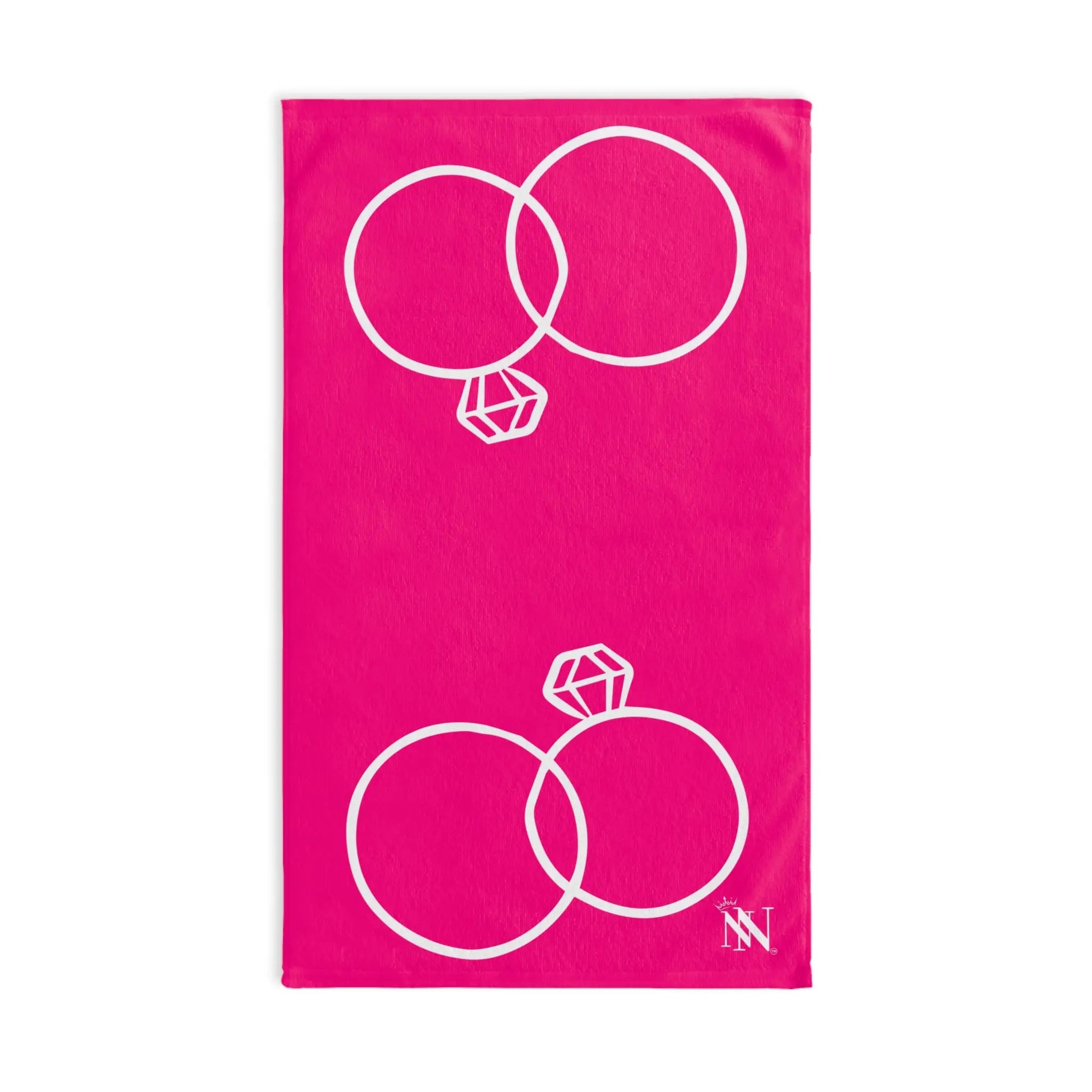 Wedding Rings Shareable Signature Pink | Mix & Match Original Fun-Flirty Lovers’ Towels