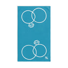 Wedding Rings Shareable Turquoise | Mix & Match Original Fun-Flirty Lovers’ Towels