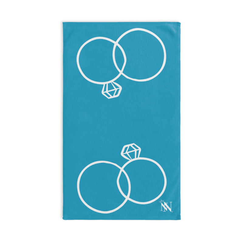 Wedding Rings Shareable Turquoise | Mix & Match Original Fun-Flirty Lovers’ Towels